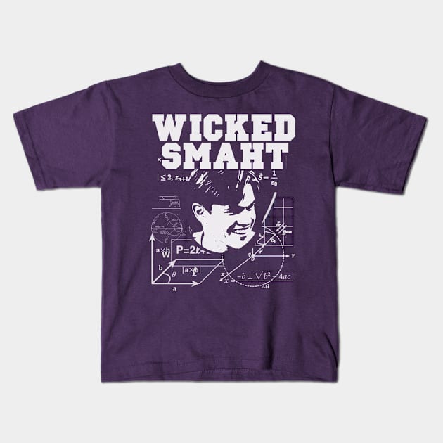 Wicked Smaht Kids T-Shirt by woodsman